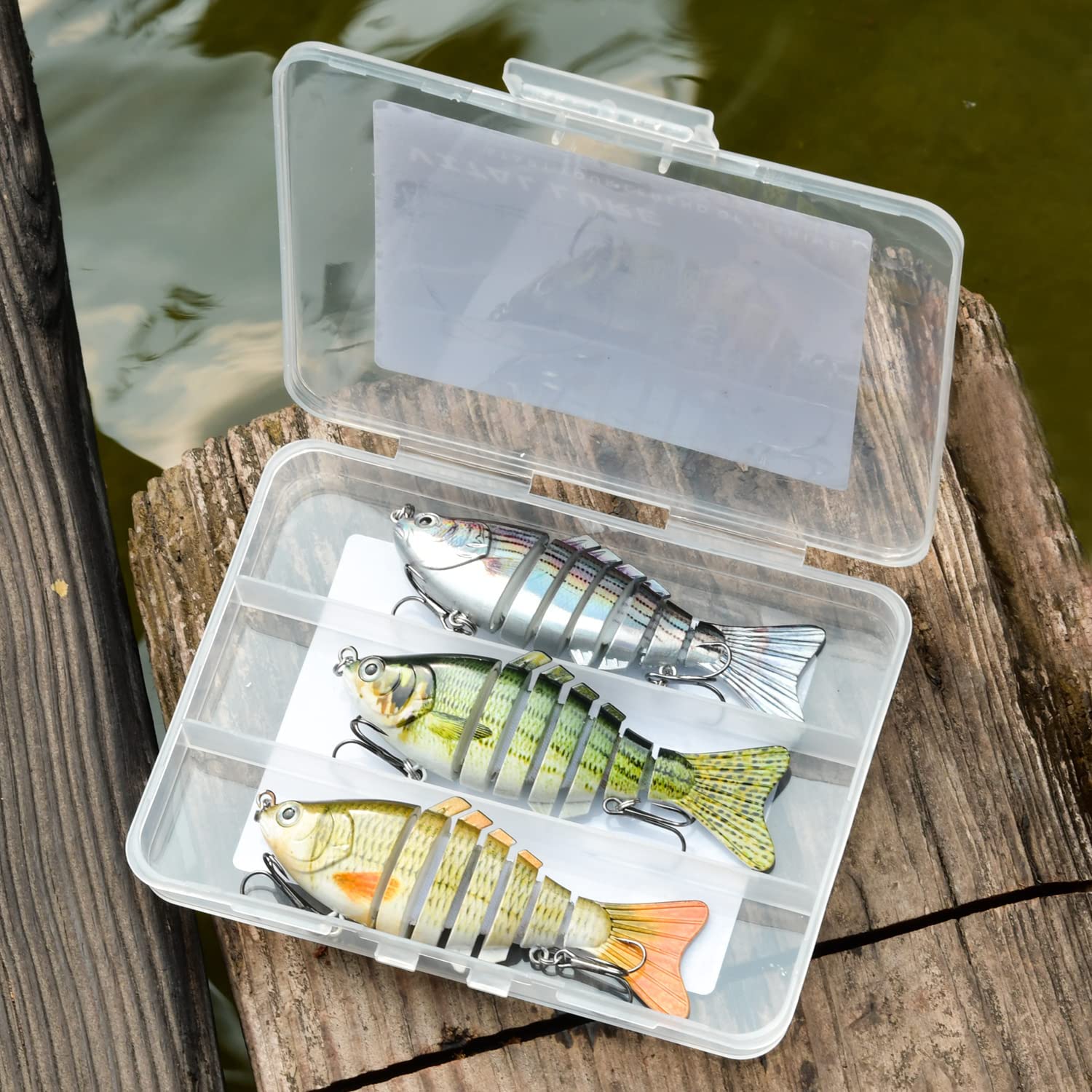 HADORAM 3.9'' 7 Segements Lifelike Swimbait