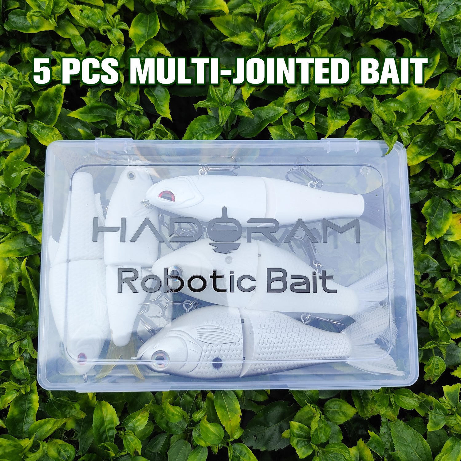 HADORAM Lure Slow Sinking Glide Bait Mixed Five-Piece Set with Fur Tai