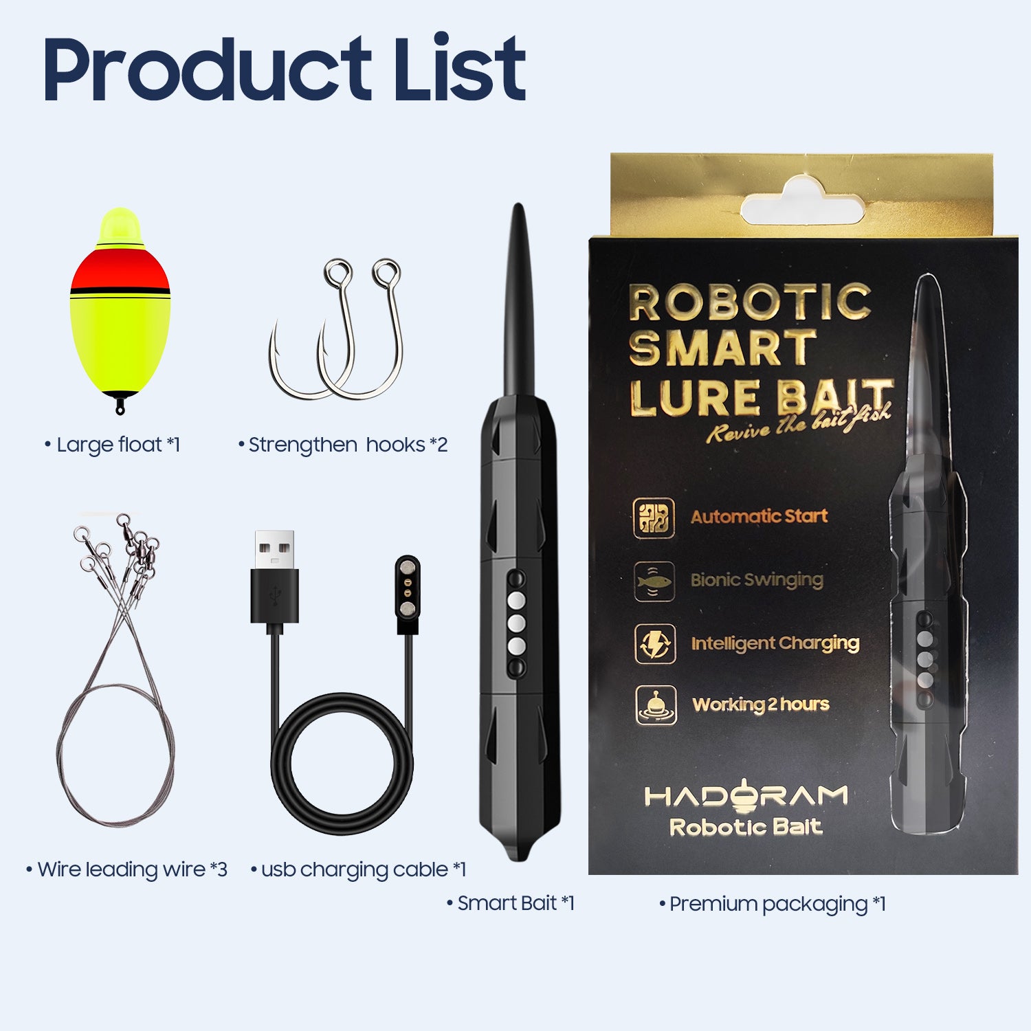 Robotic Smart Lure Bait Fishing Electric Lures USB Rechargeable Wobbler Swimbait Fishing Tackle Lifelike Action for Bass, Trout, Pike, Lure Auto-Swimming & Dead Fish Revival Tech Freshwater Saltwater