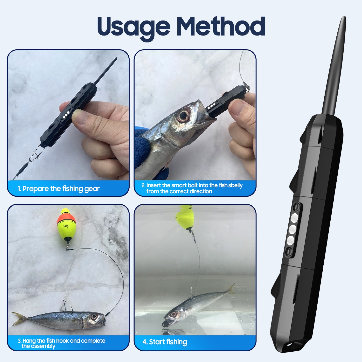 Robotic Smart Lure Bait Fishing Electric Lures USB Rechargeable Wobbler Swimbait Fishing Tackle Lifelike Action for Bass, Trout, Pike, Lure Auto-Swimming & Dead Fish Revival Tech Freshwater Saltwater