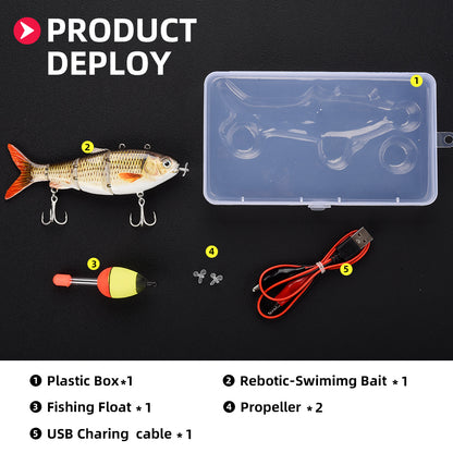 HADORAM  5.1”  4-Segement Robotic Swimming Lure